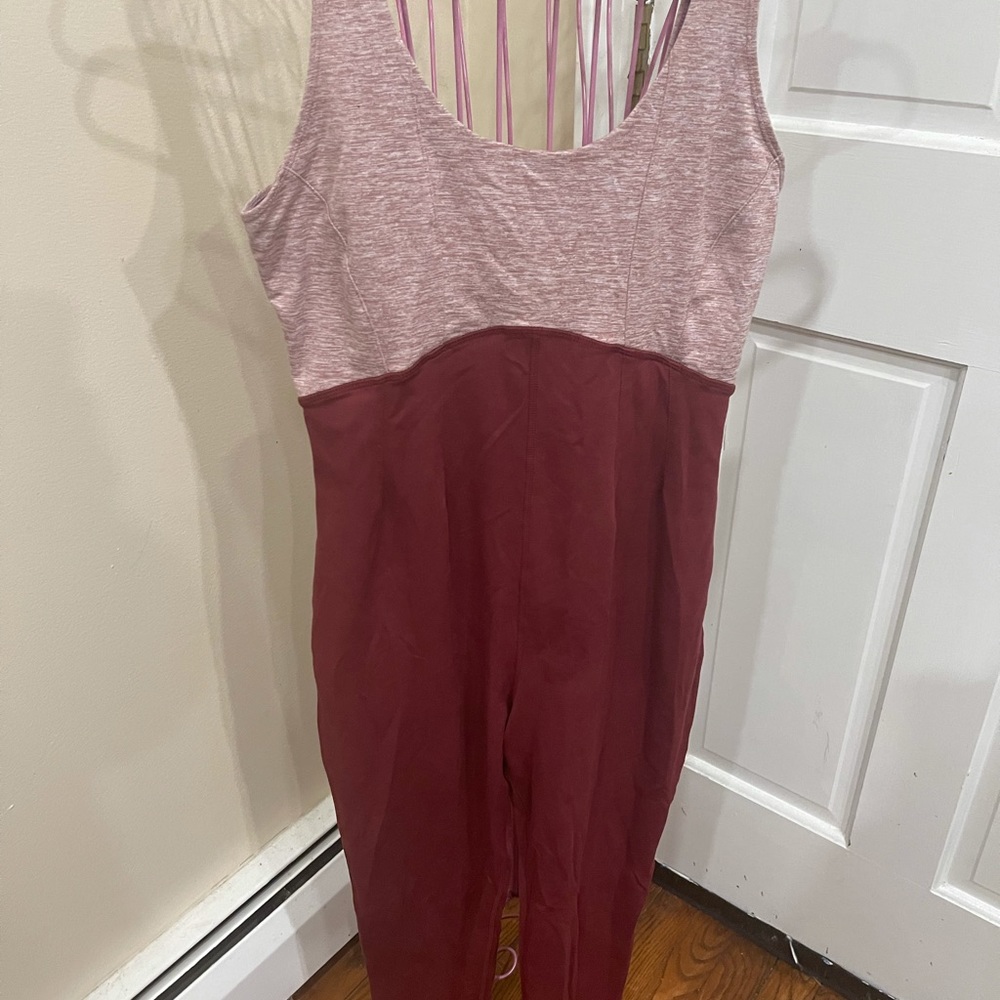 free people movement two tone jogging jumpsuit